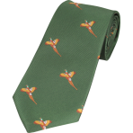 Cravata verde cu fazaN