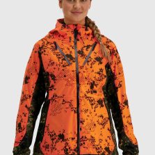 Jacheta Alaska cu gluga pentru femei - Off-black