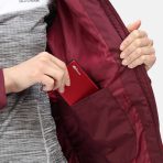 Jachetă încălzită impermeabilă Voltera Protect II pentru femei, Sfeclă roșie