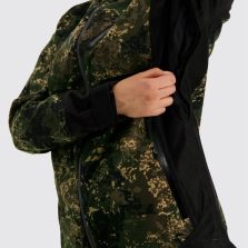Jacheta Alaska cu gluga pentru femei - Off-black